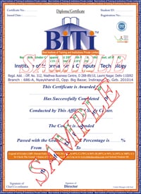 Student Certificate